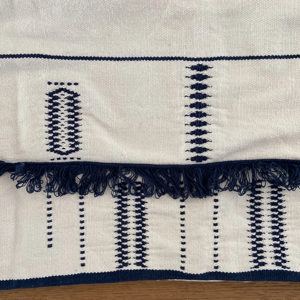 West Elm Indigo Stipe Pillow Case